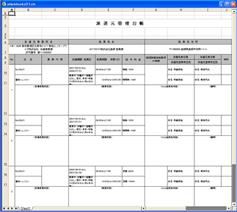 契約データから派遣元管理台帳を作成