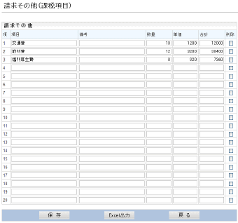 派遣料金以外の費用